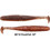 Issei Umitaro Caramel Shad 3.5 Τεχνητό Δόλωμα Ψαράκι 8.89cm 018