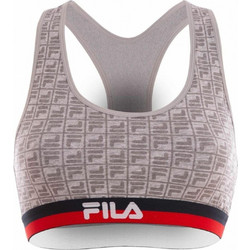 Fila Αθλητικό Μπουστάκι με Μέτρια Στήριξη Γκρι 6056