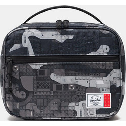 Herschel Lego Pop Quiz Abstract Bricks Black Ισοθερμικό Τσαντάκι Φαγητού 30137-07462