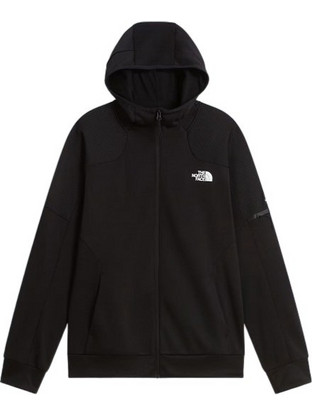 The North Face Ανδρική Ζακέτα Φούτερ με Κουκούλα και Φερμουάρ Μαύρη NF0A8J7XJ31