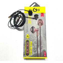 KLGO KS-80 Handsfree In-Ear 3.5mm Black Gold