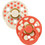 BIBS Colour Πιπίλες Καουτσούκ 0-6m Polka Dot Ivory Tango 2τμχ