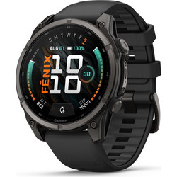 Garmin Fenix 9 47mm AMOLED Sapphire Carbon Grey DLC Titanium / Black
