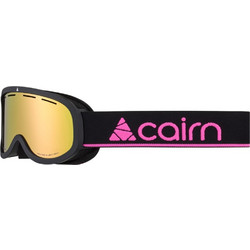 Cairn Maestro 0581429-8202 Μάσκα Σκι & Snowboard Παιδική Μαύρο Ροζ με Φακό Καθρέπτη Χρυσό