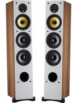 Davis Ariane-7 Ζεύγος Ηχείων Hi-Fi Δαπέδου 180W 3 Δρόμων Walnut
