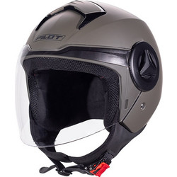 Pilot Helmets Arrow Matt Khaki Κράνος Μηχανής Jet 1200gr