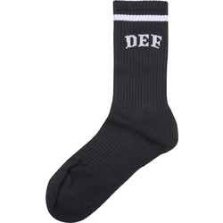 Def College Βαμβακερές Γυναικείες Κάλτσες Μαύρες DFSX007-00007