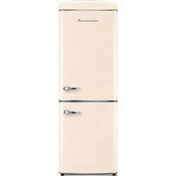 Ravanson LKK-315RC Retro Ψυγειοκαταψύκτης 315lt Full No Frost Υ194.3xΠ59.7xΒ70.7cm Μπεζ