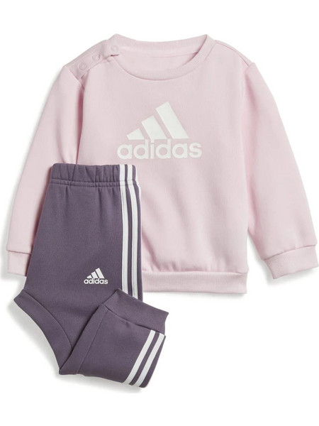 Adidas Βρεφικό Σετ Φόρμας για Κορίτσι Χειμωνιάτικο Ροζ Μωβ IJ8856