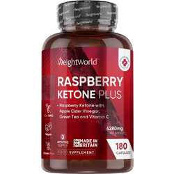 WeightWorld Raspberry Ketone Plus 4280mg 180 Κάψουλες