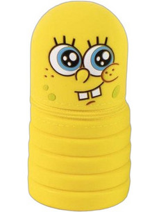 Cerda SpongeBob Eyes Κασετίνα Βαρελάκι Κίτρινη 2700002369A