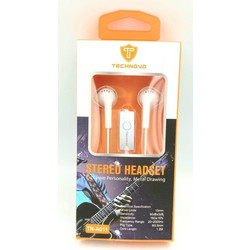 Technovo Tn-A011 6939788850115 Handsfree In-Ear 3.5mm White