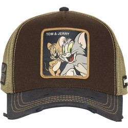 Capslab Ανδρικό Καπέλο Jockey με Δίχτυ Snapback Υφασμάτινο Καφέ TAJ91PCTJAT