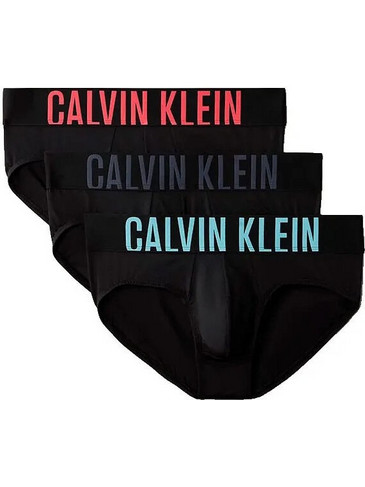 Calvin Klein Ανδρικά Σλιπ Βαμβακερά Μαύρα 3Pack 000NB3610A-4W8