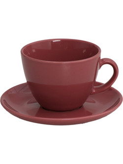 Espiel Essentials Φλιτζάνι Cappuccino & Τσαγιού Πορσελάνης Μπορντό 230ml OWD102K6