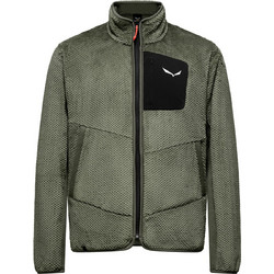 Salewa Ανδρική Ζακέτα Φούτερ με Φερμουάρ Χακί 29430-5A50