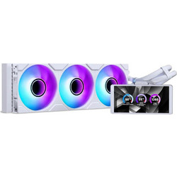 Phanteks Glacier One 360M25 LCD White Υδρόψυξη CPU 120mm ARGB για Socket AM4 / 1200 / 1700 / AM5 / 1851 / 115x