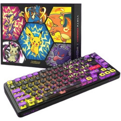 Cherry Pokemon PIXIU75 Ασύρματο Μηχανικό Gaming Πληκτρολόγιο TenKeyLess RGB Black