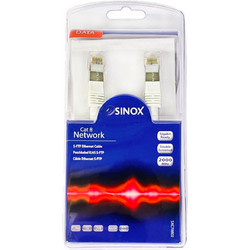 Sinox S/FTP Cat.8 Καλώδιο Δικτύου Ethernet 2m White SXC78805