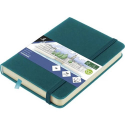 Kangaro Dark Turquoise Sketchbook A6 140gr/m² 160 Κρεμ Φύλλα