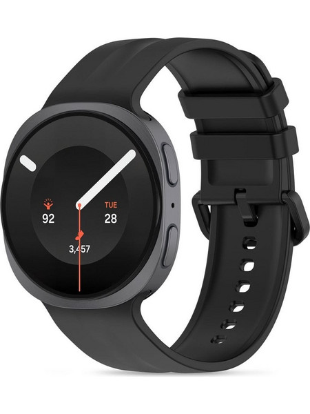 Tech-Protect Evo Λουράκι Σιλικόνης Black (Samsung Galaxy Watch 9 / Watch 8)