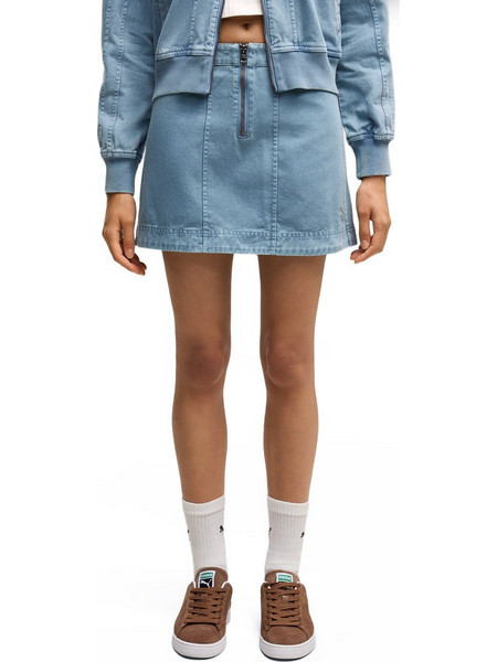 Puma Future Archive Μίνι Φούστα Τζιν Ψηλόμεση Μπλε 636679-34