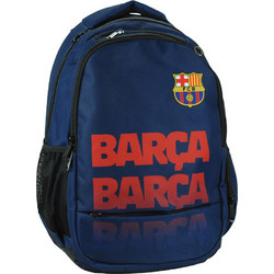Back Me UP Barcelona Σχολική Τσάντα Πλάτης Δημοτικού Navy Μπλε 380-00031