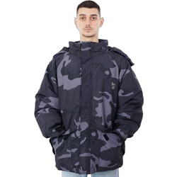 Grimey Ανδρικό Μπουφάν Χειμωνιάτικο Puffer Navy Μπλε Μαύρο GPARK166-BLK