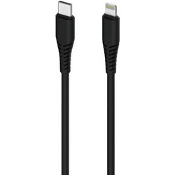 2GO 795848 USB-C to Lightning Cable 1m Black