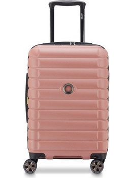 Delsey Shadow 287880129 Βαλίτσα Καμπίνας 55x35x23cm με 4 Ρόδες Ροζ