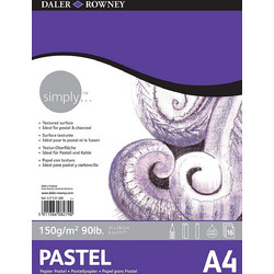 Daler-Rowney Simply Pastel Μπλοκ Σχεδίου A4 150gr/m² 16 Φύλλα