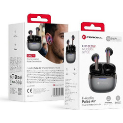 Forcell F-Audio Pulse Air Ακουστικά Bluetooth In Ear Black
