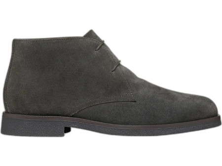 Geox Saharo Ανδρικά Μποτάκια Suede Ανθρακί U6658D00022C6093