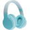 HZ-BT611 Ασύρματα Bluetooth Ακουστικά On Ear με Noise Cancelling Λευκά Γαλάζια