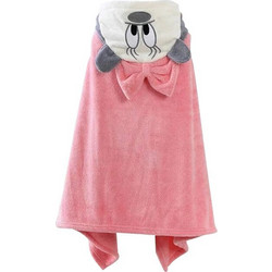 Γαρύφαλλο Minnie Παιδικό Πόντσο Θαλάσσης Microfiber Ροζ 65x130cm EPK-1069