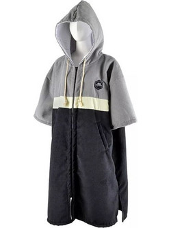 Aropec Πόντσο Θαλάσσης Microfiber Γκρι Μαύρο Z5K03