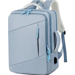 QueenMother SmartPack Pro SMPR7001 Αδιάβροχο Σακίδιο Πλάτης Γαλάζιο