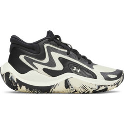 Under Armour Jet '25 Παιδικά Αθλητικά Παπούτσια για Μπάσκετ Μαύρα Μπεζ 6001587-003