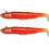 Fiiish Black Minnow No 2 Double Combo Τεχνητό Δόλωμα Ψαράκι Φωσφοριζέ 9cm 15gr Orange Glow