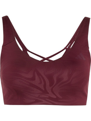 Adidas All Me Essentials Αθλητικό Μπουστάκι με Χαμηλή Στήριξη & Αφαιρούμενη Ενίσχυση Μπορντό KH2777