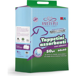 Safety Pet Quickdry Επιδαπέδιες Πάνες Σκύλου 60x60cm 50τμχ