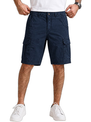 FOREX Ανδρική Βερμούδα Cargo Navy Μπλε LK1177-D