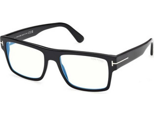 Tom Ford FT6168-B 001 Ανδρικός Σκελετός Γυαλιών Οράσεως Κοκάλινος Μαύρος