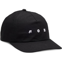 Fox Ανδρικό Καπέλο Jockey Υφασμάτινο Μαύρο 31755-001-OS