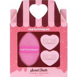 Real Techniques Sweet Tooth Candy Hearts Σετ Σφουγγαράκια Μακιγιάζ 3τμχ