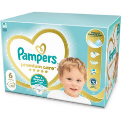 Pampers Premium Care Πάνες No6 13-18kg 76τμχ