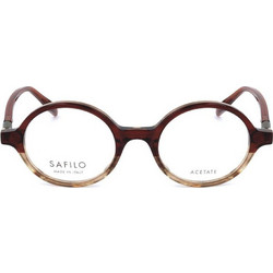 Safilo BURATTO 01 6OX Ανδρικός Σκελετός Γυαλιών Οράσεως Κοκάλινος Καφέ