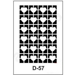 Artebella Στένσιλ Σχέδια Καρδούλες 20x30cm D-57