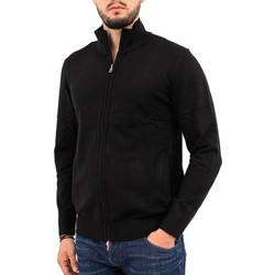 Lexton 19.38 Alpaca Cardigan Ανδρική Ζακέτα Μαύρη 19.38.ALPACA CARDIGAN-BLACK