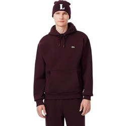 Lacoste Ανδρικό Φούτερ με Κουκούλα & Τσέπες Μπορντό SH8863
